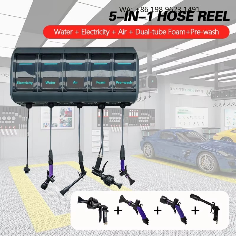 洗車ホースリール スチール製ヘビーデューティー壁掛け式業務用 - Heavy Equipment Washing のレビューと価格