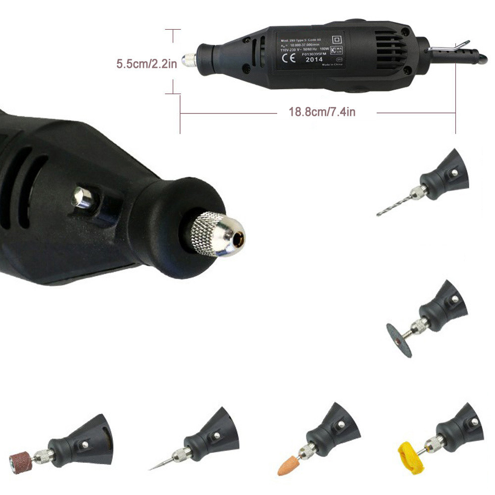 調整速度を備えた電気ドレメルドリル,フライス盤研磨,彫刻,ド - Heavy Equipment Grinder のレビューと価格