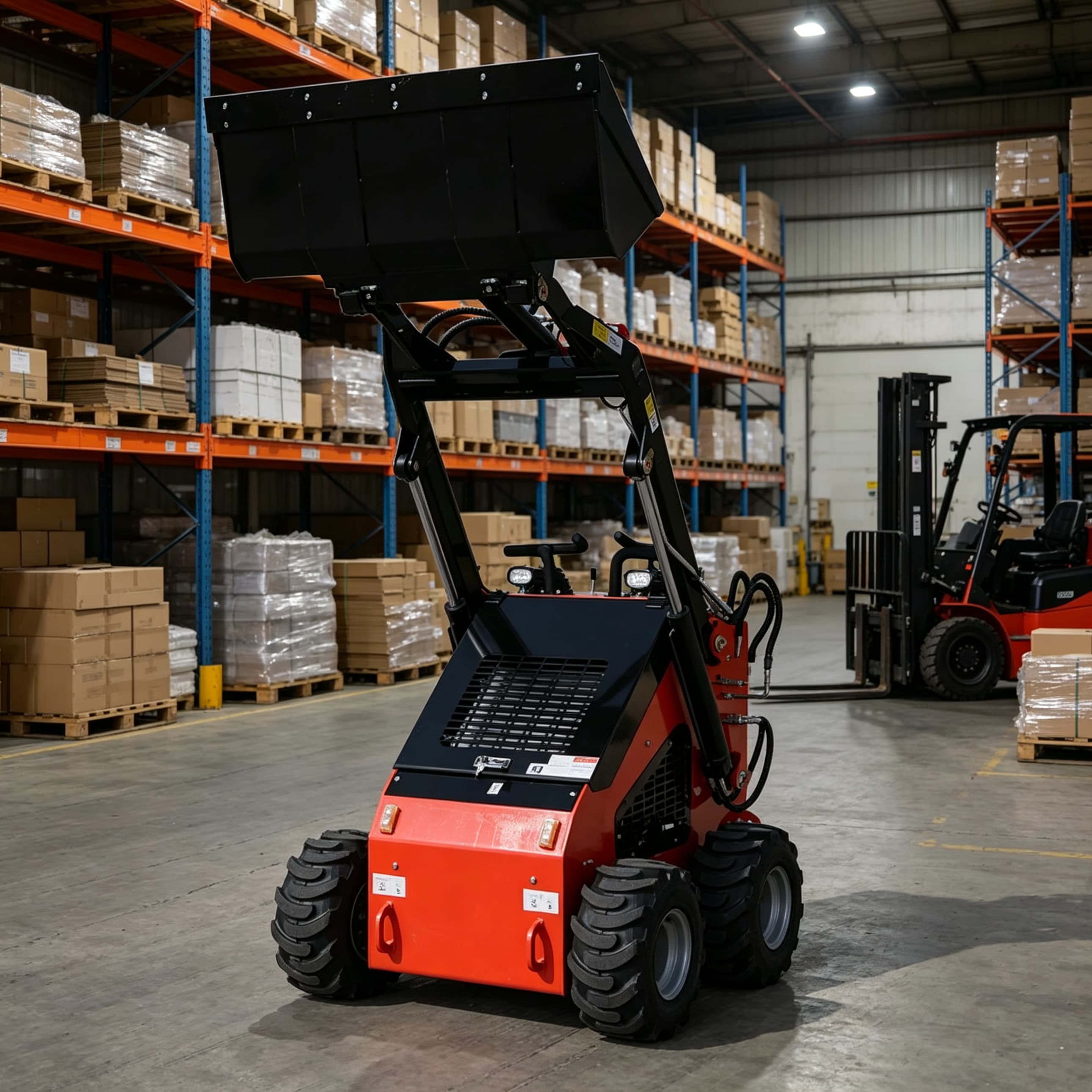 優れた走行性能と耐久性を備えた、大型ゴムタイヤを使用した小型 - Heavy Equipment Bucket のレビューと価格