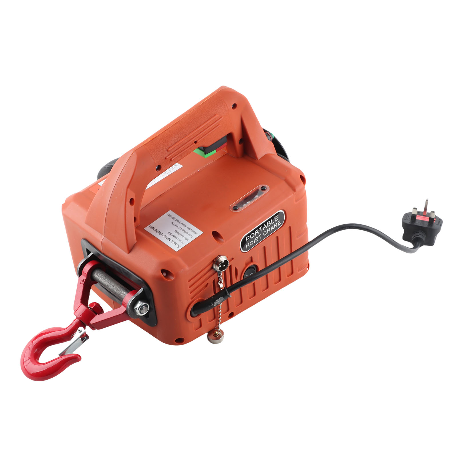 電気ホイストポータブル電源電動ウインチクレーンリモコン付き  - Heavy Equipment Lift のレビューと価格