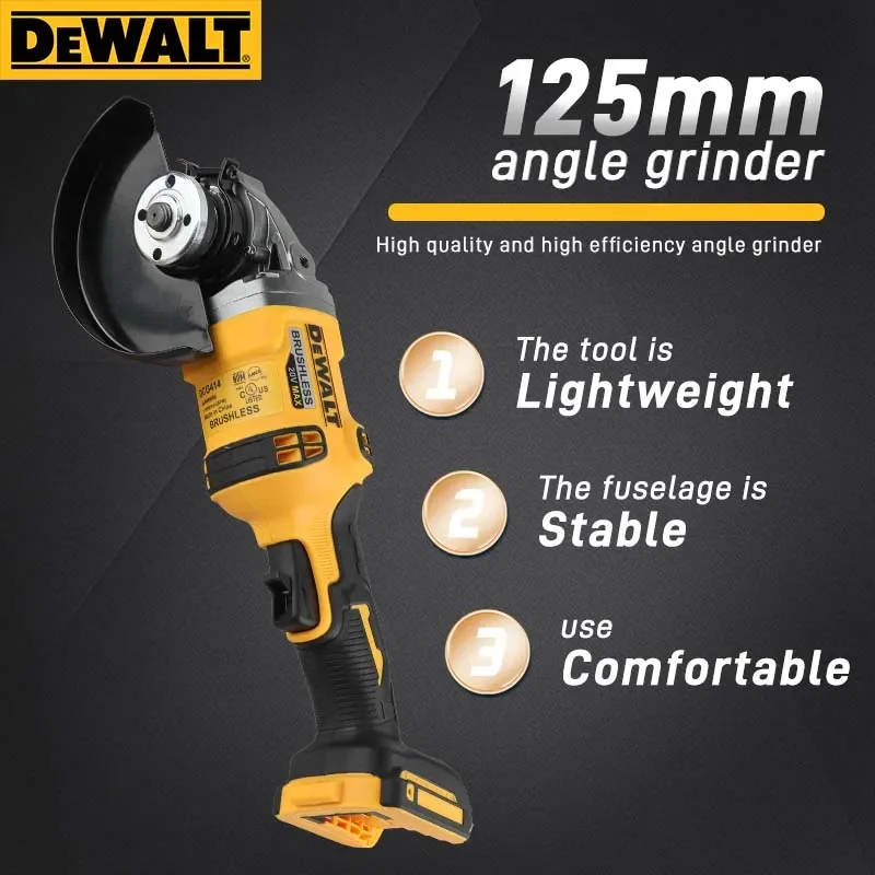 DEWALT DCG414 ブラシレスコードレスグラインダー - Heavy Equipment Grinder のレビューと価格