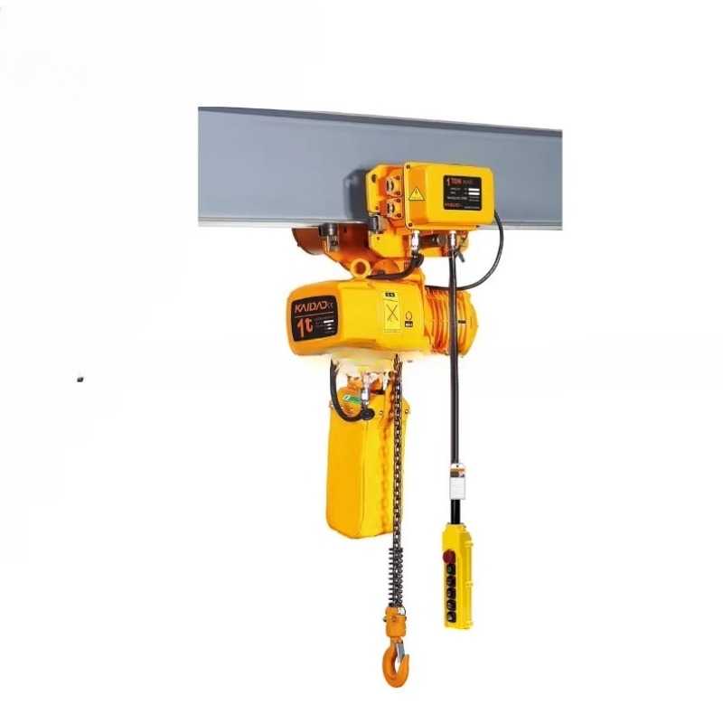デュアルスピード電動チェーンホイスト1トン、トロリー付き、高 - Heavy Equipment Lift のレビューと価格